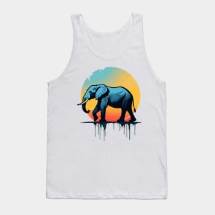 Elephant silhouette Tank Top